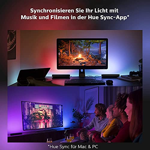 Philips Hue White and Color Ambiance Play Lightbar Doppelpack - 6