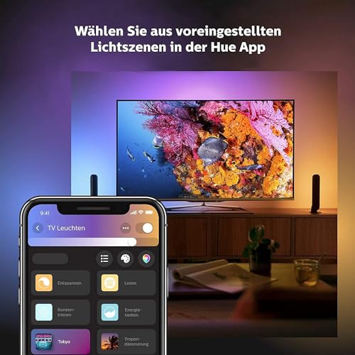 Philips Hue White and Color Ambiance Play Lightbar Doppelpack - 9